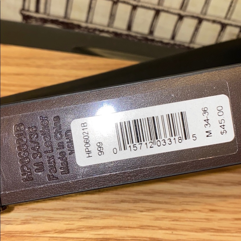 HP Perry Ellis portfolio reversible belt M 34-36 - Picture 2 of 8